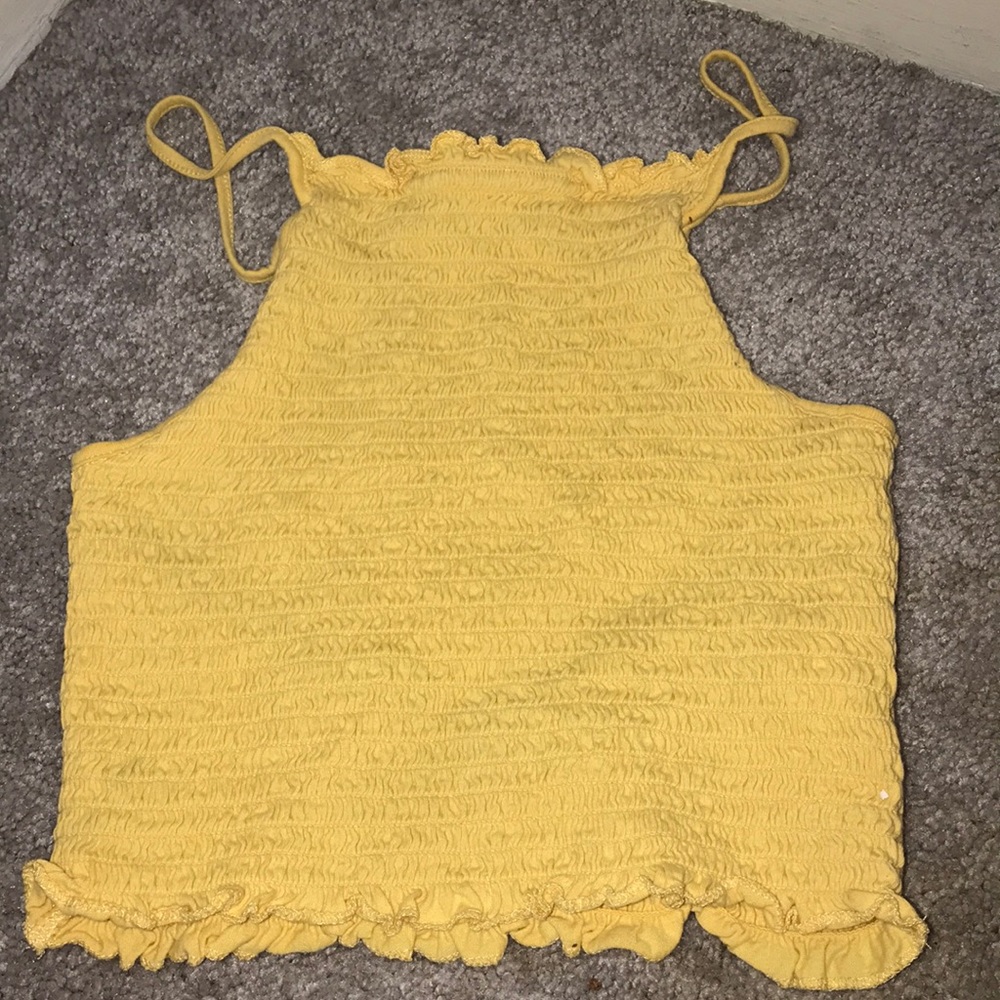 Skin tight crop top
